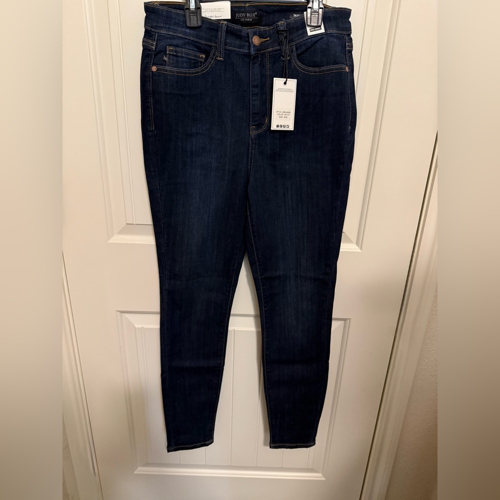 Judy Blue Skinny Blue Jeans Stretch Fit Size 9